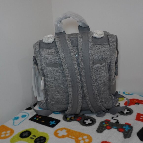 Dagne Dover Medium Indi Diaper Bag in color Heather Grey - Picture 3 of 4